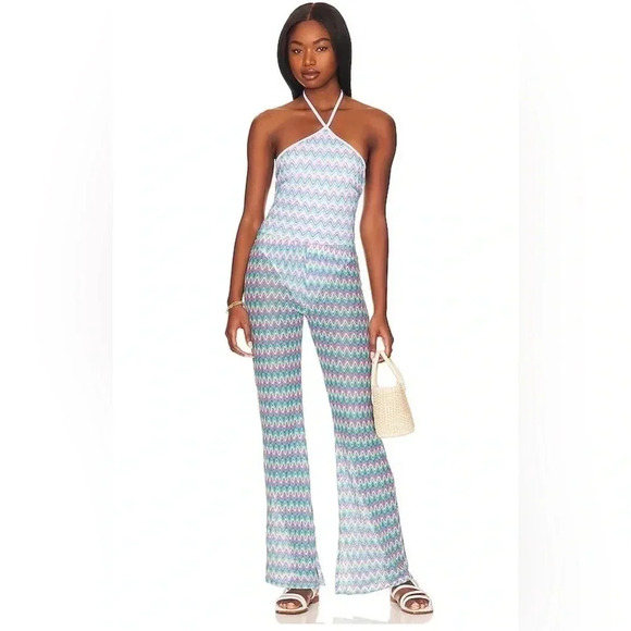 L Space Kari Pant in Ombre Chevron Women’s Size L NWT - Picture 11 of 11